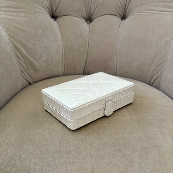 VTG Auth. TITTI DELL' ACQUA by MAXIMA Genuine Alligator Minuadiere Box Clutch - Picture 3 of 7